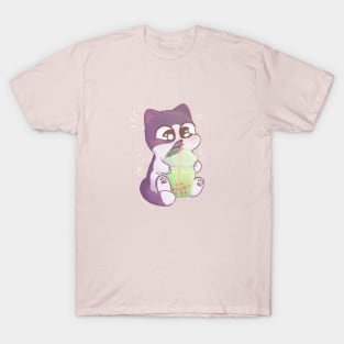 Cat Boba Bubble Tea T-Shirt